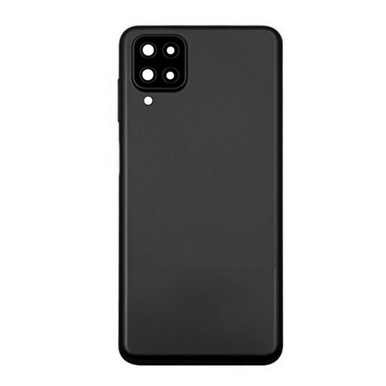 Back Cover+Camera Lens Samsung Galaxy A12/A125 Black